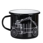 PAZ enamel mug