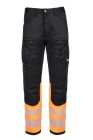 Mens summer work trousers, orange