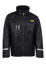 Mens winter work jacket, black