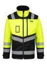 Mens winter work jacket, yellow