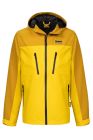 Mens shell jacket, yellow