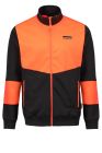 Full zip cardigan, orange