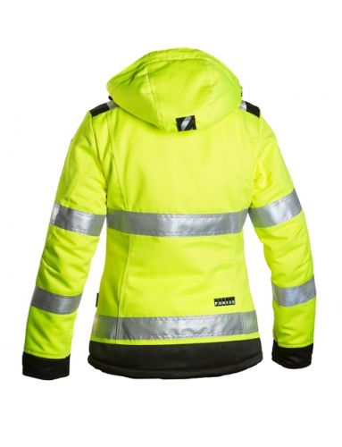 Ladies hi vis winter jacket top