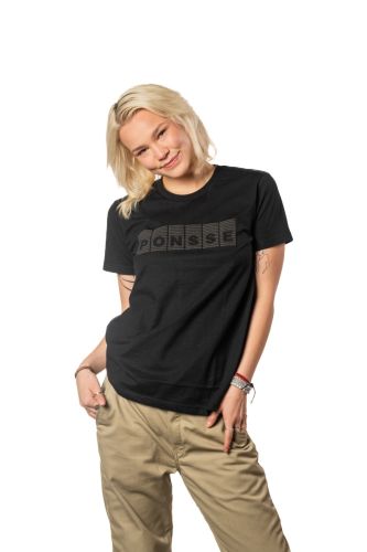 Ponsse black puff t-shirt | Ponsseshop.com