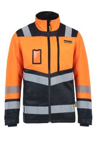 Mens summer work jacket, orange