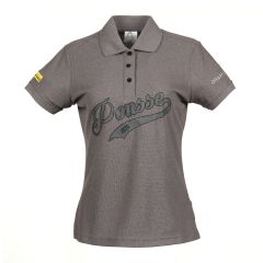 Women's grey pique shirt