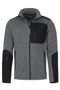 Herren Strickfleecejacke