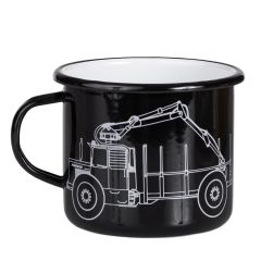 PAZ enamel mug