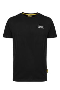 Embroidered t-shirt, black