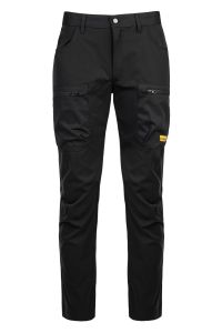 Mens summer stretch work trousers, black
