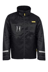 Mens winter work jacket, black