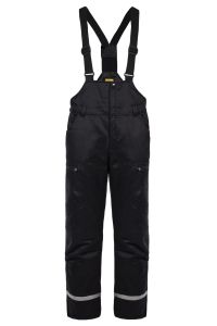 Mens winter work trousers, black