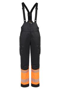 Mens winter work trousers, orange