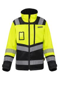 Womens winter work jacket, yellow