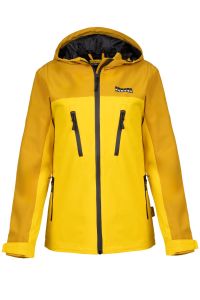 Womens shell jacket, yellow