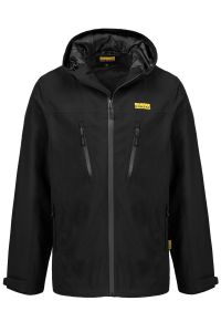 Mens shell jacket, black