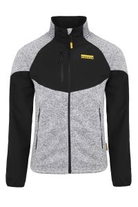 Knitted fleece jacket, unisex