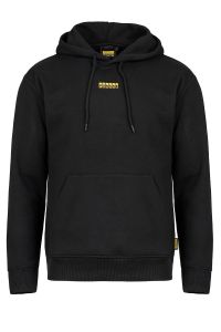 Basic kangaroo hoodie, black