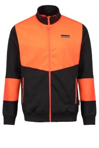 Full zip cardigan, orange