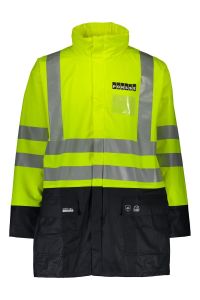 Hi-vis rain jacket