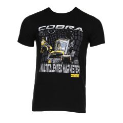 Schwarzes Kobra-T-Shirt